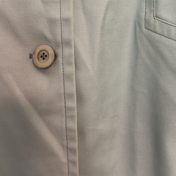 Vintage 70s 80s London Fog Trench Coat Women’s Turquoise Lined - Picture 6 of 11